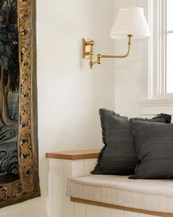 Abbey Silk Fringe Pillow Cover|Eco-Tasar