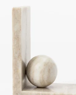 Adar Marble Bookends (Set of 2)|Stonemen Discount