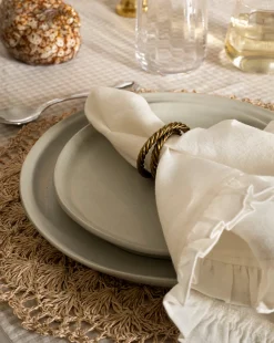 Aiden Soft Gray Dinner Plate|Highland Sale