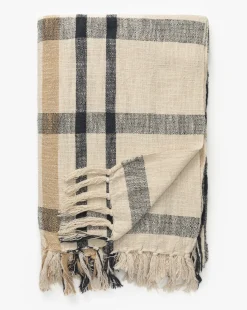 Albright Plaid Throw|Raj Online