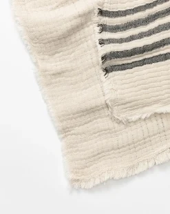 Anneliese Striped Throw|Creative Co-op Clearance