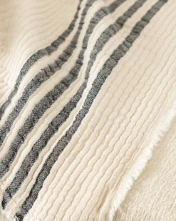 Anneliese Striped Throw|Creative Co-op Clearance