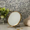 Antique Brass Folding Mirror|Creative Co-op