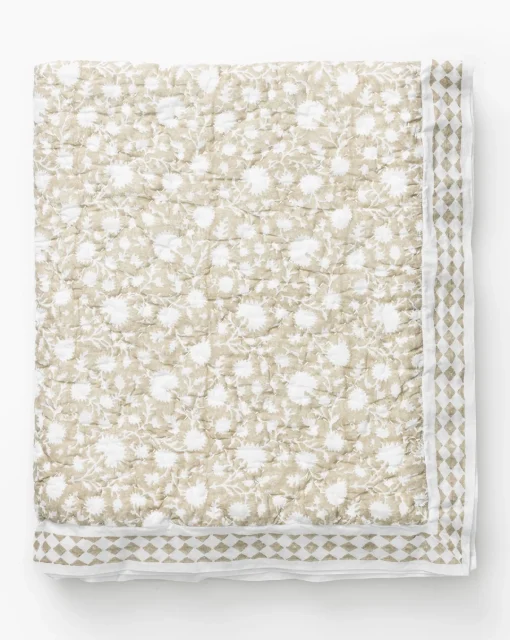 Arcadia Block Print Kids Quilt|Renuka Inc. Outlet
