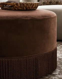 Astrid Fringe Ottoman|Makerspalm Best