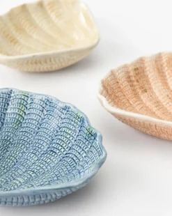 Aurelie Shell Shaped Bowls (Set of 4)|Creative Co-op New
