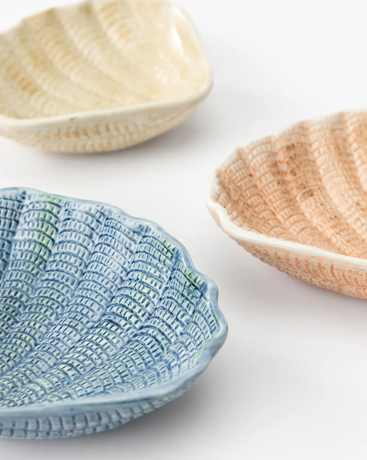 Aurelie Shell Shaped Bowls (Set of 4)|Creative Co-op New