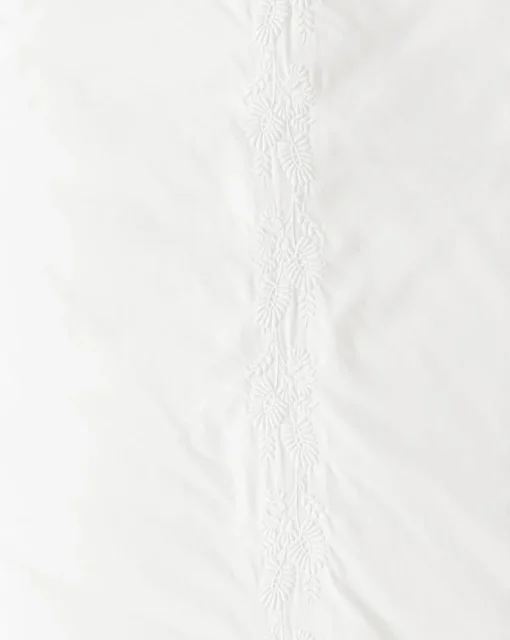 Bianca Percale Embroidered Duvet Cover|Lameirinho Industria Textil, S.A. Online