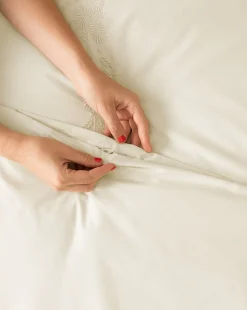 Bianca Percale Embroidered Duvet Cover|Lameirinho Industria Textil, S.A. Online