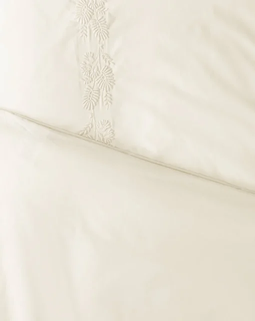 Bianca Percale Embroidered Duvet Cover|Lameirinho Industria Textil, S.A. Online