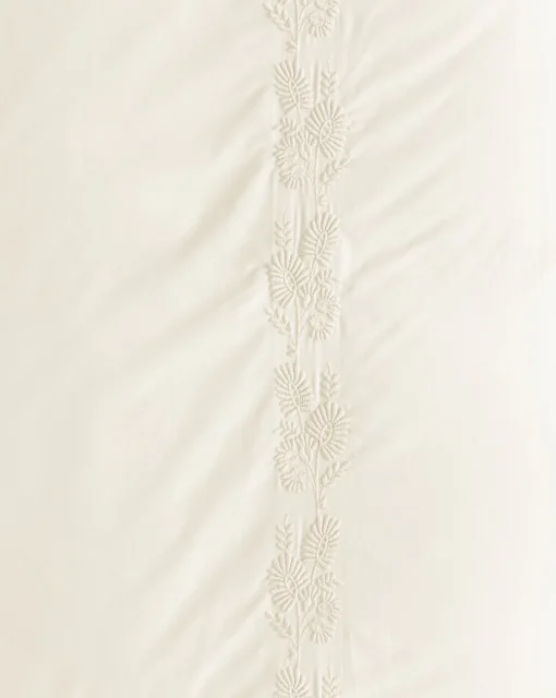 Bianca Percale Embroidered Duvet Cover|Lameirinho Industria Textil, S.A. Online