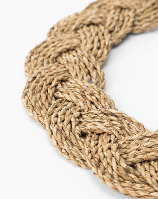 Braided Placemat|SARO LIFESTYLE Discount