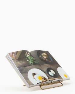 Brass Cookbook Holder|Fog Linen dba Notebooks Co. LTD Online