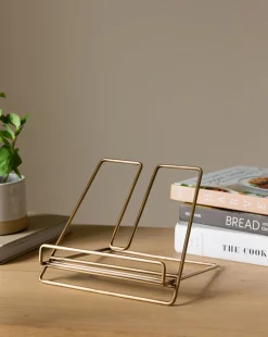 Brass Cookbook Holder|Fog Linen dba Notebooks Co. LTD Online