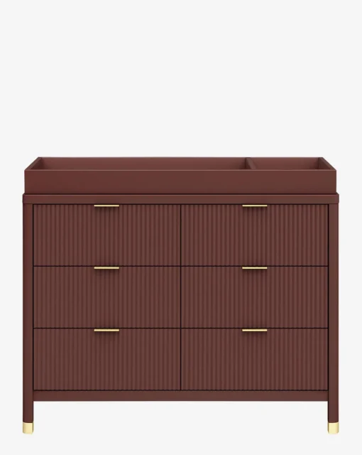 Brimsley Tambour 6-Drawer Dresser|Baby Letto dba Million Dollar Baby Best