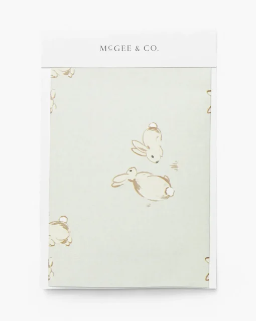 Bunnies Wallpaper Swatch|York Wallcoverings