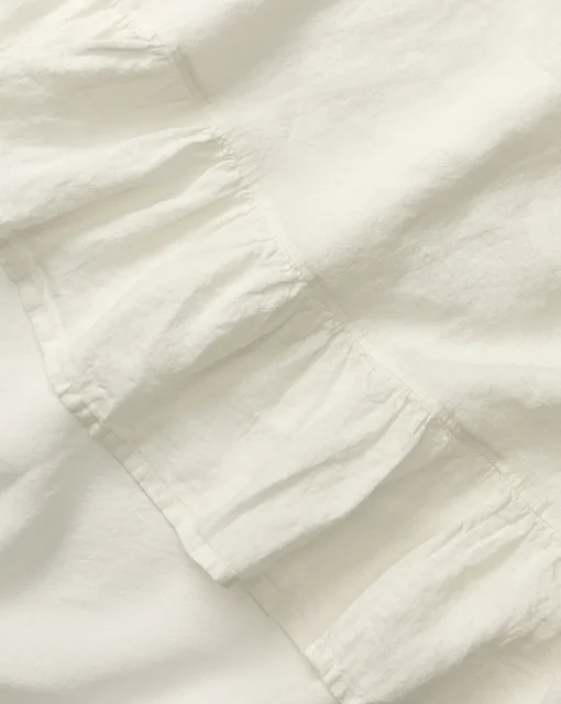Catania Linen Ruffle Tablecloth|Vini Exports New