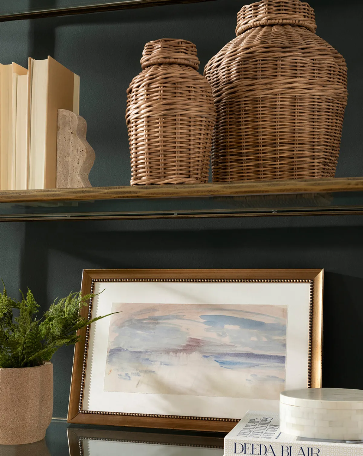 Catriona Travertine Bookends (Set of 2)|Creative Co-op Clearance