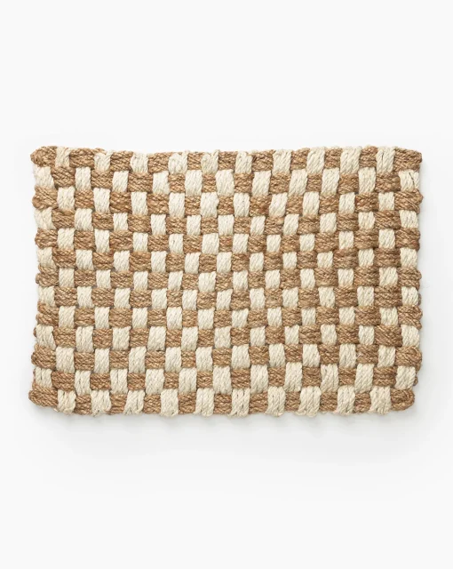 Checker Jute Doormat|Palm Fiber Discount