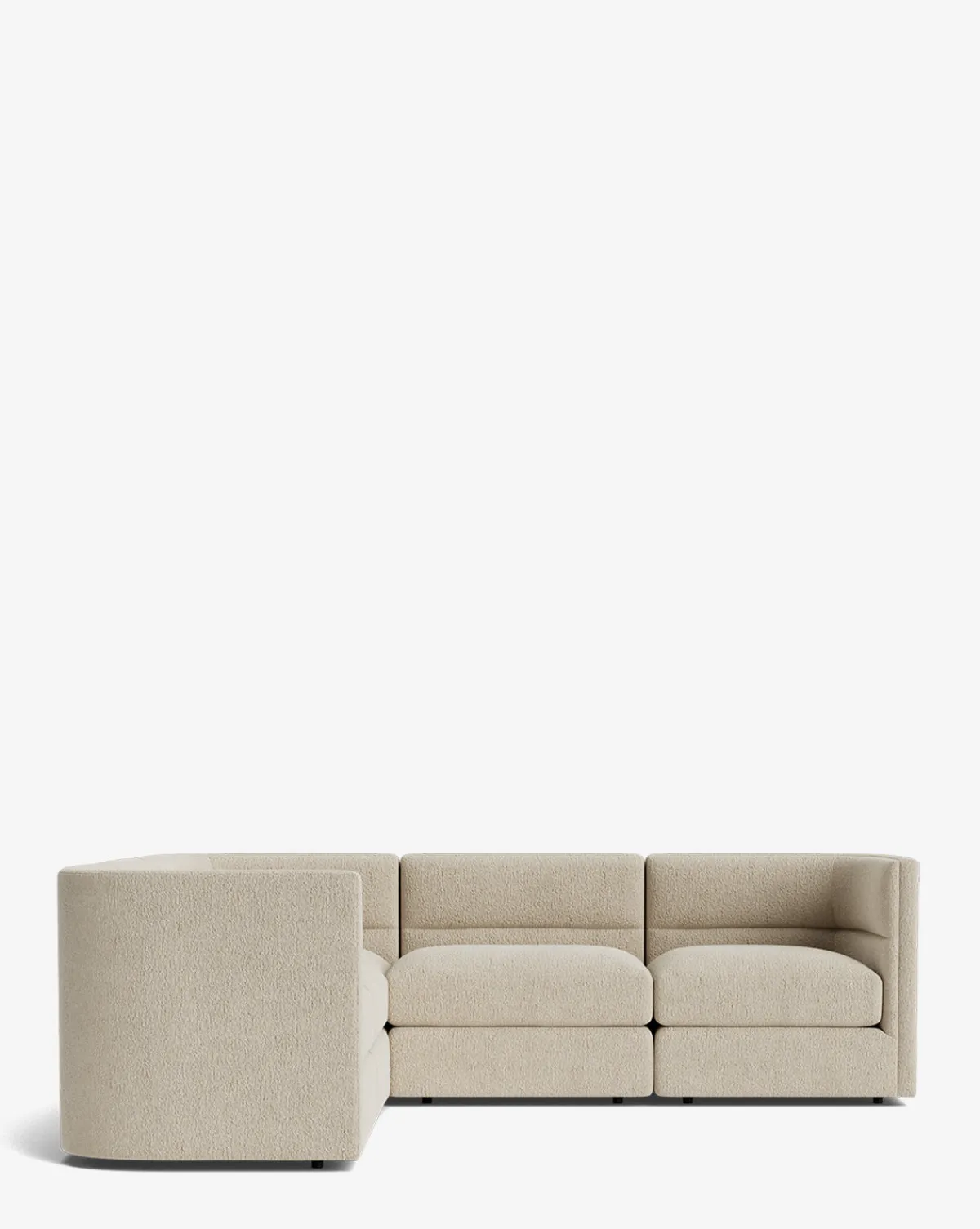 Claremont Modular L Sectional 99"|Makerspalm