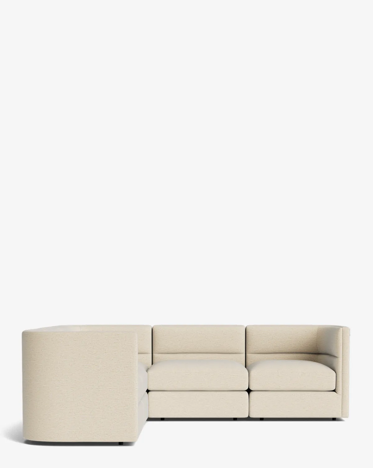 Claremont Modular L Sectional 99"|Makerspalm