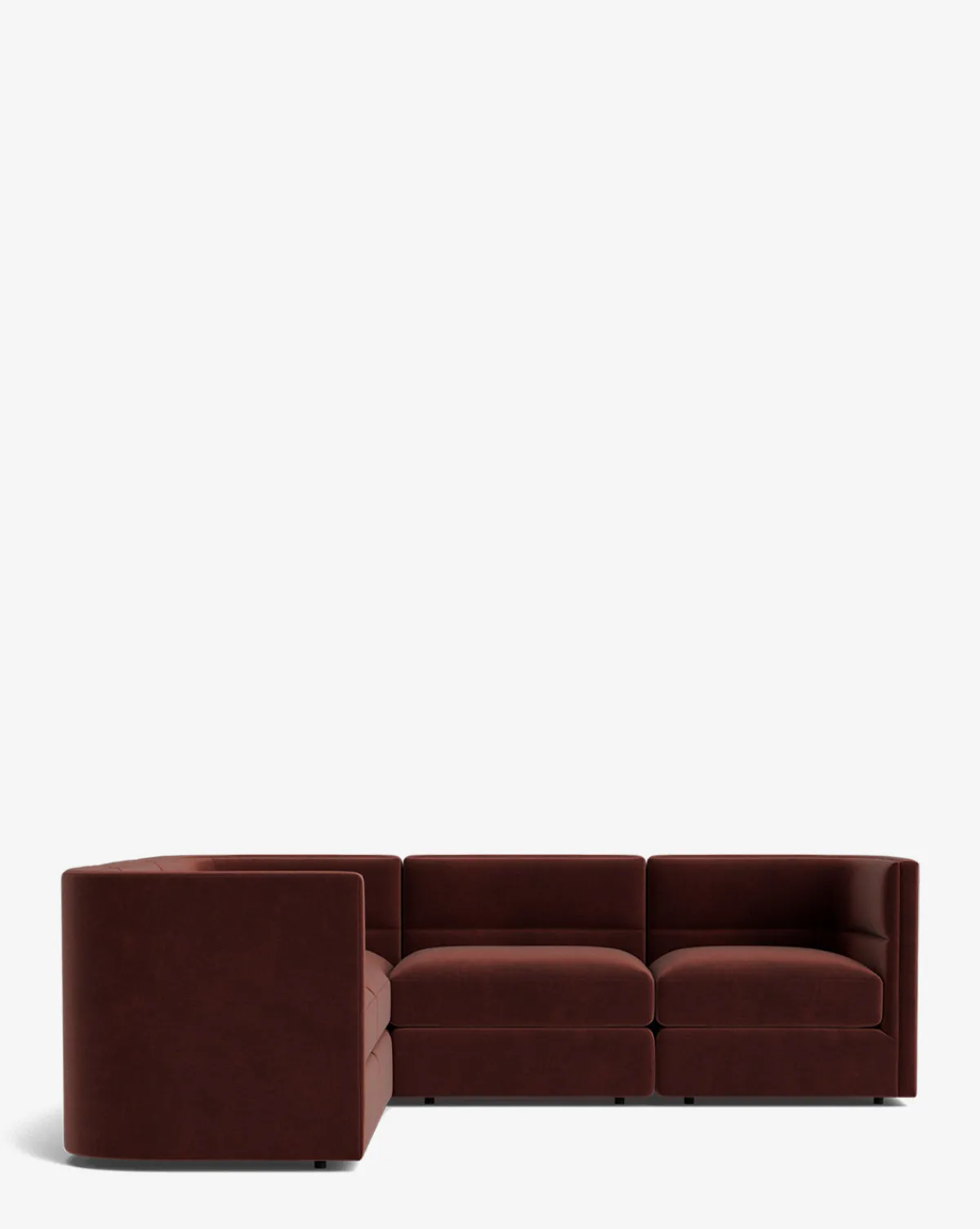 Claremont Modular L Sectional 99"|Makerspalm