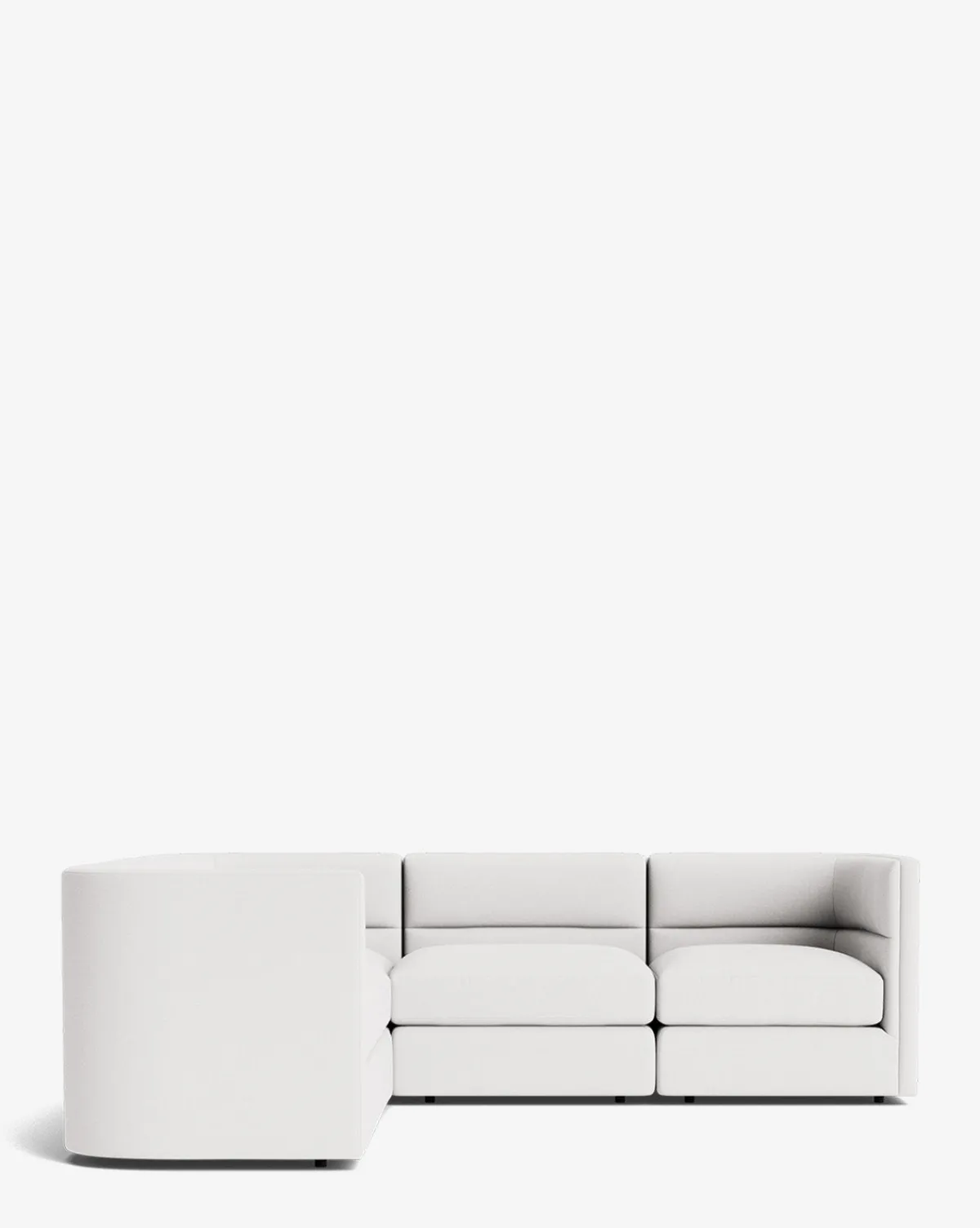 Claremont Modular L Sectional 99"|Makerspalm