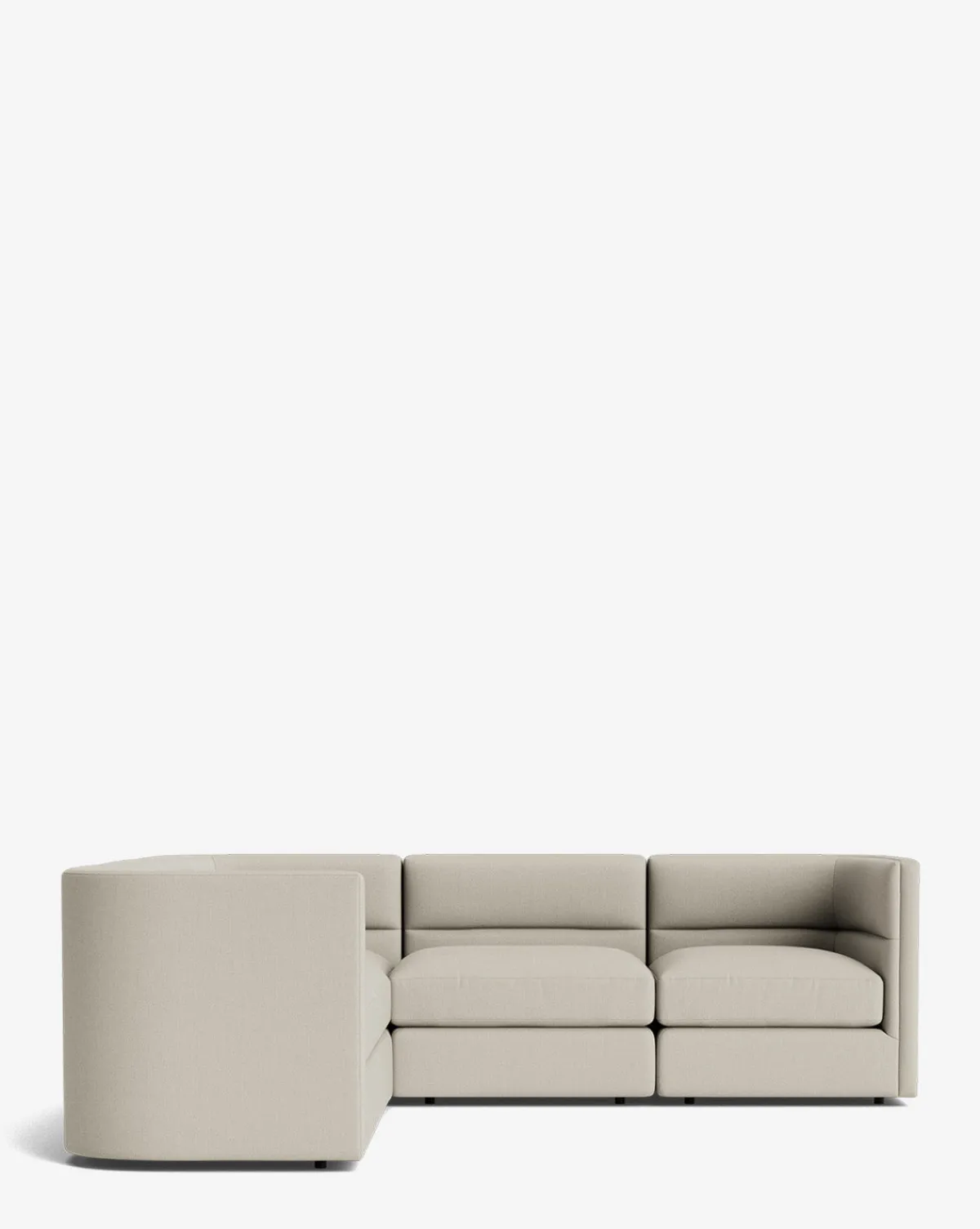 Claremont Modular L Sectional 99"|Makerspalm