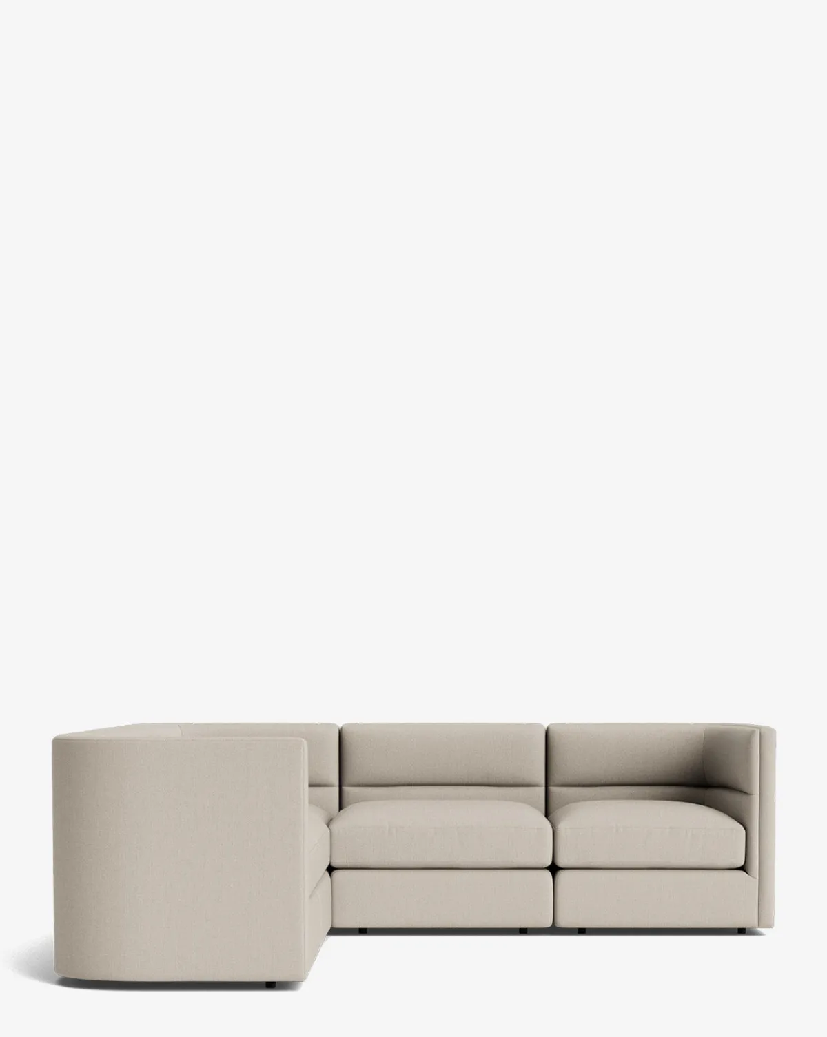 Claremont Modular L Sectional 99"|Makerspalm