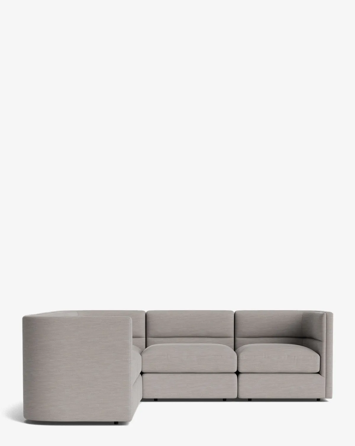 Claremont Modular L Sectional 99"|Makerspalm