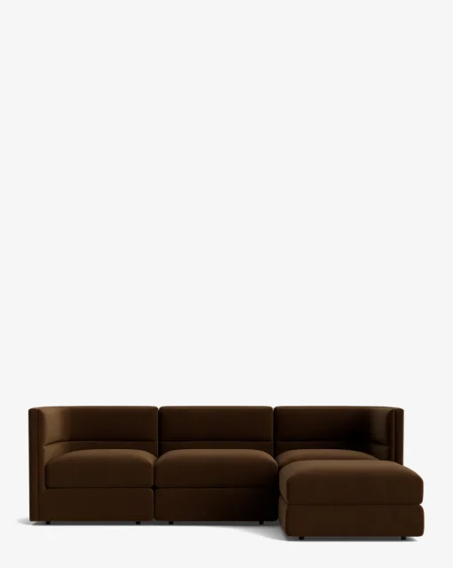 Claremont Modular Sofa with Ottoman 99"|Makerspalm Best