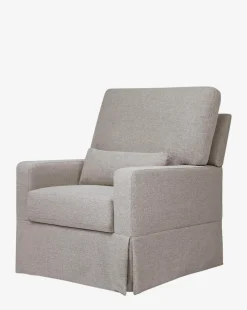 Crawford Pillowback Comfort Swivel Glider|Million Dollar Baby Clearance