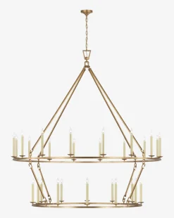 Darlana Two-Tiered Ring Chandelier|Visual Comfort & Co. Signature