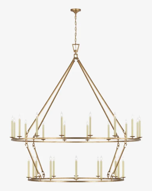Darlana Two-Tiered Ring Chandelier|Visual Comfort & Co. Signature