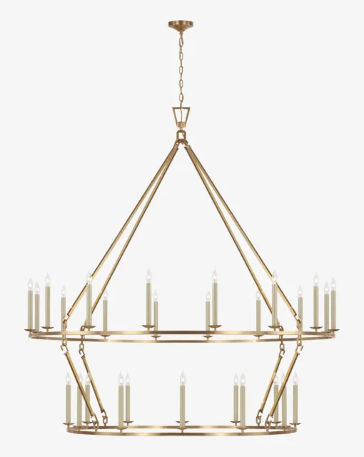 Darlana Two-Tiered Ring Chandelier|Visual Comfort & Co. Signature