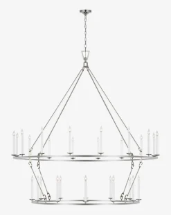 Darlana Two-Tiered Ring Chandelier|Visual Comfort & Co. Signature