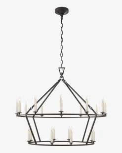 Darlana Two-Tiered Ring Chandelier|Visual Comfort & Co. Signature