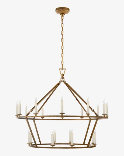 Darlana Two-Tiered Ring Chandelier|Visual Comfort & Co. Signature