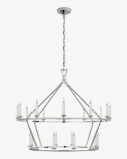 Darlana Two-Tiered Ring Chandelier|Visual Comfort & Co. Signature