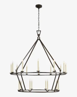 Darlana Two-Tiered Ring Chandelier|Visual Comfort & Co. Signature