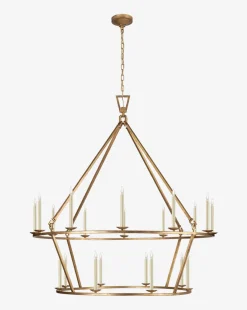 Darlana Two-Tiered Ring Chandelier|Visual Comfort & Co. Signature