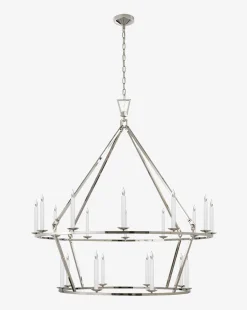 Darlana Two-Tiered Ring Chandelier|Visual Comfort & Co. Signature