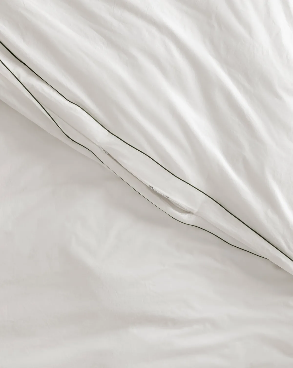 Devlin White Duvet Cover & Sham Set|Lameirinho Industria Textil, S.A. New