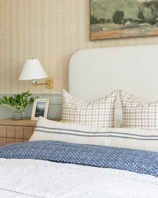 Edison Gingham Pillow Cover|Renuka Inc.