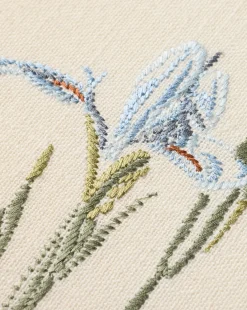 Embroidered Blue Iris|Loloi Rugs Clearance