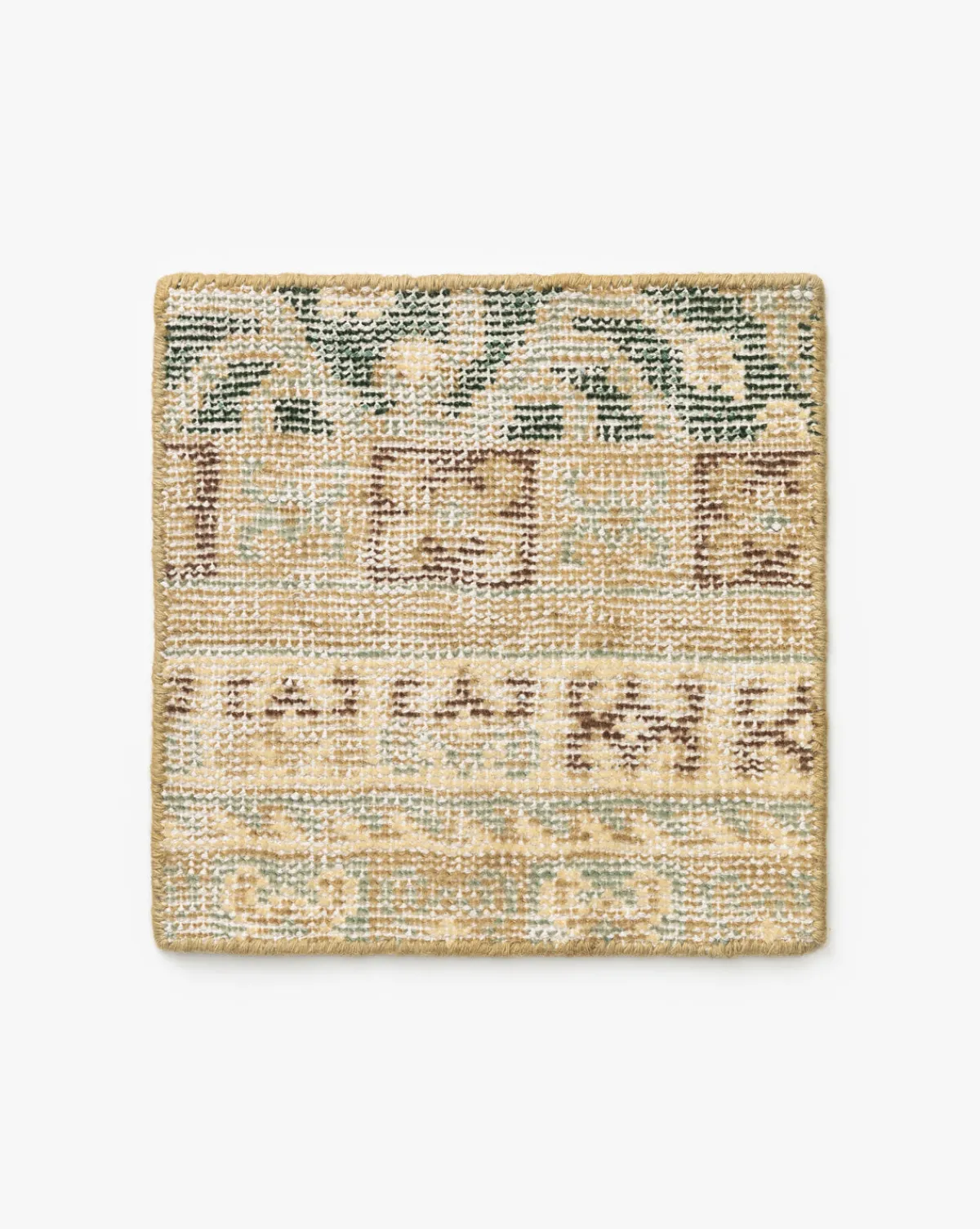 Evangeline Hand-Knotted Wool Rug Swatch|Makerspalm New