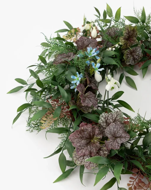 Faux Fern & Begonia Wreath|UCP INTERNATIONAL COMPANY LIMITED Hot