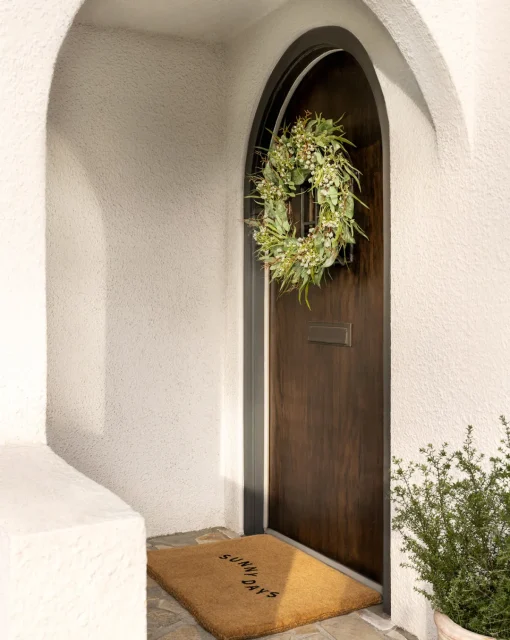 Faux Wild Grass & Eucalyptus Wreath|RAZ Imports