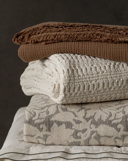 Floral Matelasse Coverlet|Raj Sale
