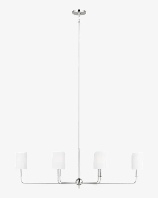 Foxdale Six Light Linear Chandelier|Visual Comfort Studio - Generation Lighting Hot